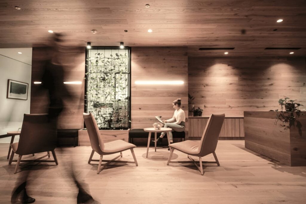 Reception at a Clarence building