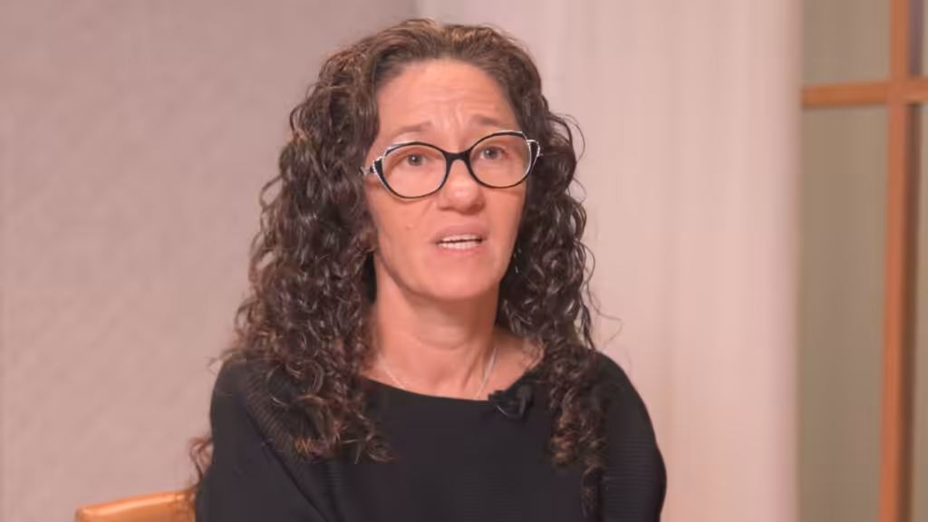 Helena Mrmos speaking during her Clarence member story interview